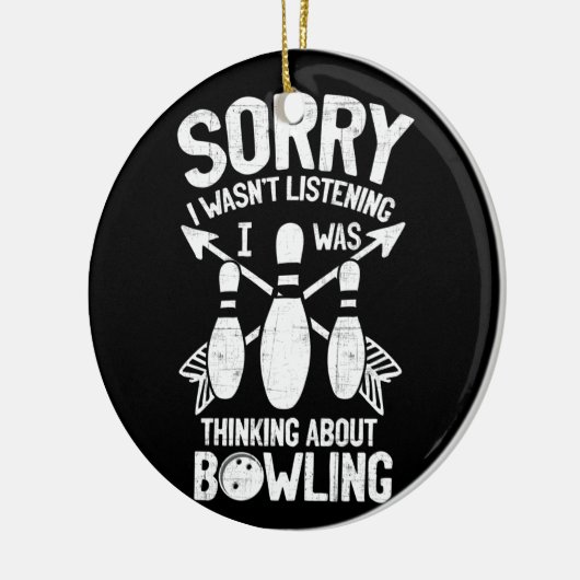 ボーリングアクセサリー申し訳ありませんがボールボウリングをする人、 クリケットの投手転が セラミックオーナメント (左)