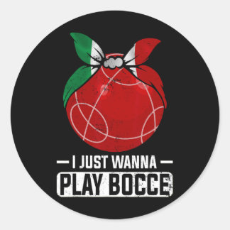 ボーリングイタリアンゲームイタリアBocciプレーヤーボッチェバイル ラウンドシール