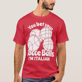ボーリングイタリアンボッチェボールボッチ Tシャツ