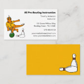 ボーリングインストラクター、ボーリング路恐竜 名刺 (正面/裏面)