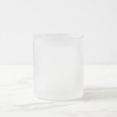 ボーリングエイプモンキーNFTアート – カスタムコーヒーマグ フロストグラスマグカップ (中央)