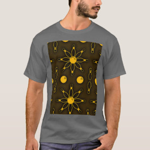 ボーリングオレンジのシームレス壁紙T Tシャツ