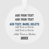 ボーリングオーナメント オーナメント (裏面)