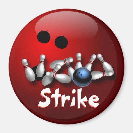 ボーリングカスタム磁石贈与 マグネット (正面)