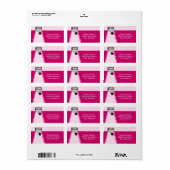 ボーリングガール誕生日住所 シール (フルシート)