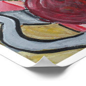 ボーリングキャットフォークアートおもしろいスポ絵画ート ポスター (角)