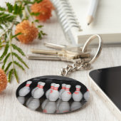 ボーリングキーチェーン キーホルダー (側面)