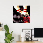 ボーリングギアグランジスタイル ポスター (ホームオフィス)