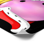 ボーリングクイーンボーリングプレーヤーガールズボーリング ポスター (角)