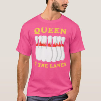 ボーリングクイーン・オブ・ザ・レーンの女の子 Tシャツ
