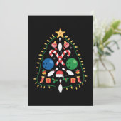 ボーリングクリスマスツリー 招待状 (スタンド正面)