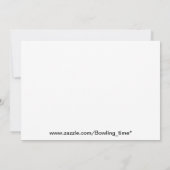 ボーリングクリスマスパーティー 招待状 (裏面)