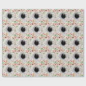 ボーリングクリスマスホリデーギフトラッピング紙 ラッピングペーパー (フラット)