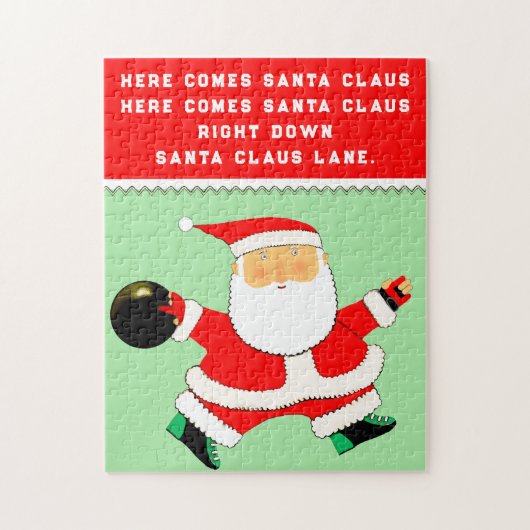 ボーリングクリスマス ジグソーパズル (縦)