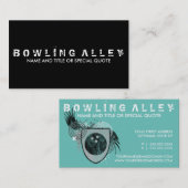 ボーリングクレスト（色のカスタマイズ可能） 名刺 (正面/裏面)