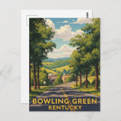 ボーリンググリーンケンタッキー旅行 ポストカード (正面/裏面)