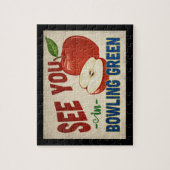 ボーリンググリーンケンタッキーApple – ヴィンテージ旅行 ジグソーパズル (縦)