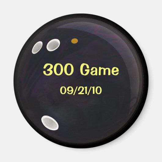 ボーリングゲームのスコア マグネット (正面)