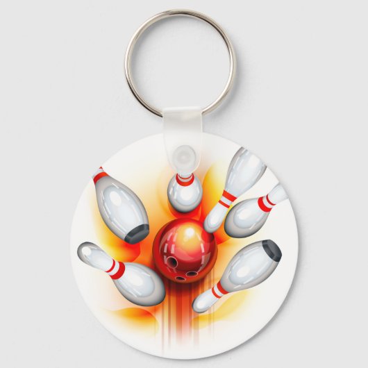 ボーリングゲーム（上面） キーホルダー (正面)