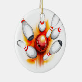 ボーリングゲーム(上面) セラミックオーナメント (右)