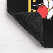 ボーリングコーチストライクピンボーリングチームおもしろい マウスパッド (コーナー)