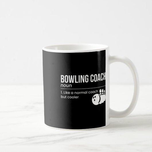 ボーリングコーチ定義 コーヒーマグカップ (右)