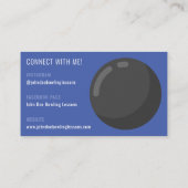 ボーリングコーチ用ボーリングLessons名刺 名刺 (裏面)