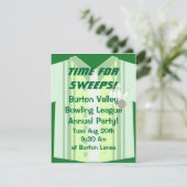 ボーリングシャツパーティー 招待状 (スタンド正面)