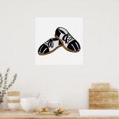 ボーリングシューズ漫画 ポスター (キッチン)