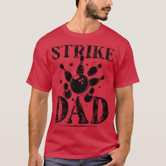 ボーリングジャ男性へージーパパボウリングをする人、 クリケットの投手ボーリングラバーセント Tシャツ