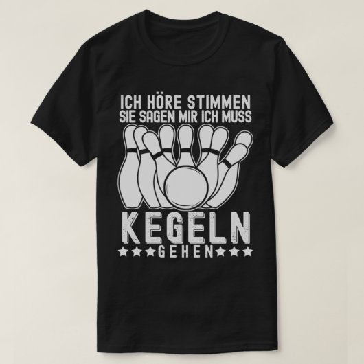 ボーリングジョークボーリングクラブT Tシャツ (デザイン正面)