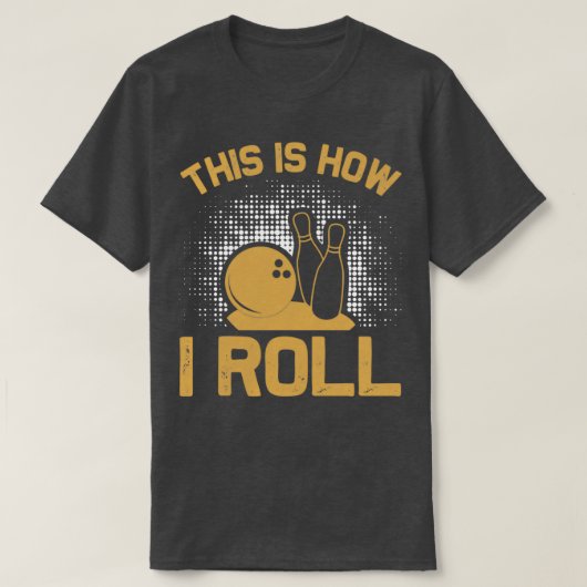 ボーリングスキットルギフトピン3 Tシャツ (デザイン正面)