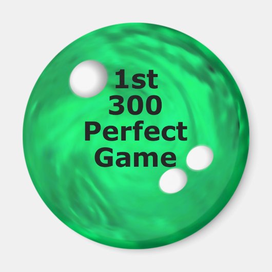 ボーリングスコアアワード磁石、ボタン、キーホルダー マグネット (正面)