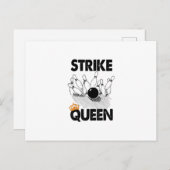 ボーリングストおもしろいライクTシャツの男性女性Gif 案内ポストカード (正面/裏面)