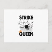 ボーリングストおもしろいライクTシャツの男性女性Gif 案内ポストカード (正面)