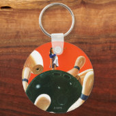 ボーリングストライキ キーホルダー (正面)