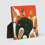 ボーリングストライキ フォトプラーク (正面)