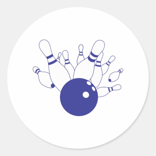 ボーリングストライキ ラウンドシール (正面)