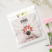 ボーリングストライクアップいくつかのおもしろい誕生日バラ金ゴールドガール フェイバーバッグ (封をした状態)