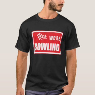 ボーリングチームことわざボウリングをする人、 クリケットの投手リーグナイト Tシャツ
