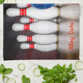 ボーリングチームタオル キッチンタオル (折り畳み)