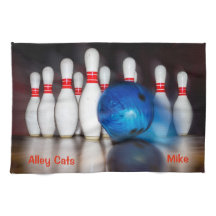 ボーリングチームタオル