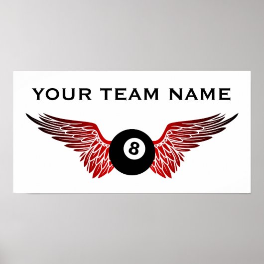 ボーリングチーム名 ポスター (正面)