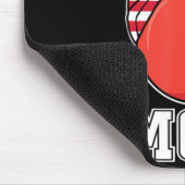 ボーリングチームMOMプレイヤーとボーリングママのギフト マウスパッド (コーナー)