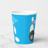 ボーリングテーマキッズバースデーパーティー使い捨て 紙コップ (右)