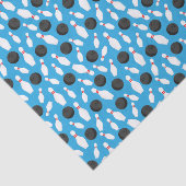 ボーリングデコップバースデーパーティーブルー 薄葉紙 (詳細)