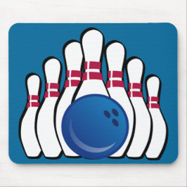 ボーリングデザインマウスパッド マウスパッド