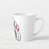 ボーリングデザインラテカップ カフェラテマグ (右)
