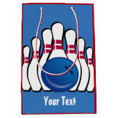 ボーリングデザイン抱き枕 ミディアムペーパーバッグ (正面)