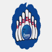 ボーリングデザイン紙オーナメントカード オーナメントカード (右)